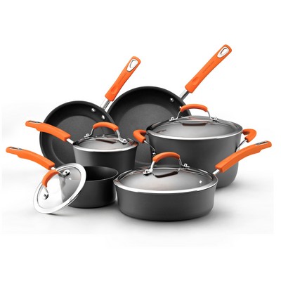 Rachael Ray 10Pc Hard Anodized Ii Cookware Set