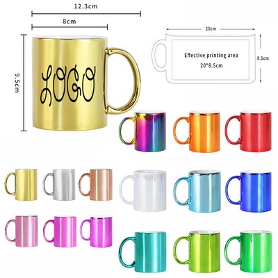 11 Oz Electroplated Ceramic Mug