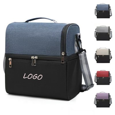 Compartments Insulated Lunch Bag