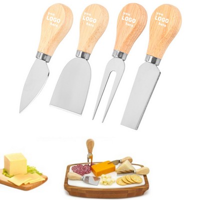 4 Piece Cheese Knife Tool Set