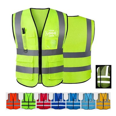 High Visibility Reflective Safety Vest