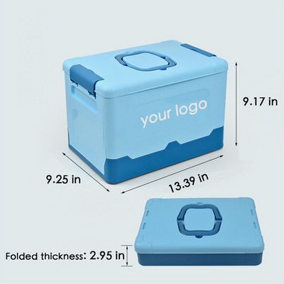 Foldable Plastic Carry Storage Box