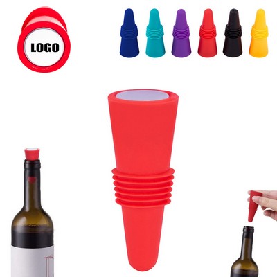 Durable Silicone Cone Wine Cork Bottle Stopper