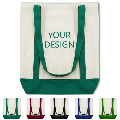 Custom Two-Tone Tote Bag