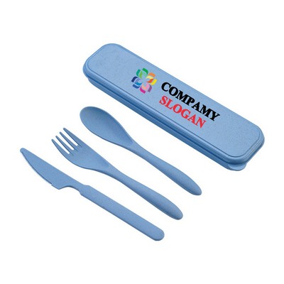 Wheat Straw Cutlery Set 3 in 1