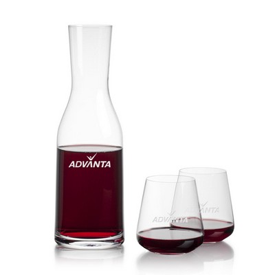 Caldmore Carafe & Breckland Stemless Wine