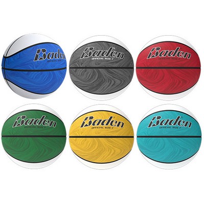 Basketball - Rubber, Intermediate/Women's Size (9" Dia/28.5" Cir) 6 Colors!