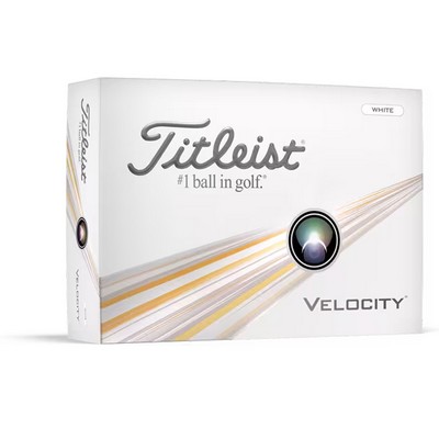 Titleist Velocity Logo Golf Balls - 1 Dozen/2 Pole