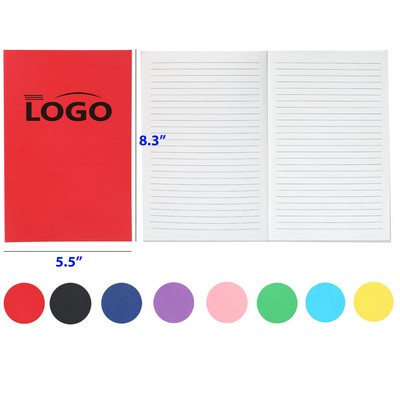 8.3 x 5.5 Inches 60 Pages 30 Sheets A5 Lined Notebook