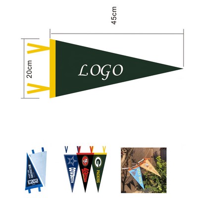 Custom Single-Sided Felt Pennant