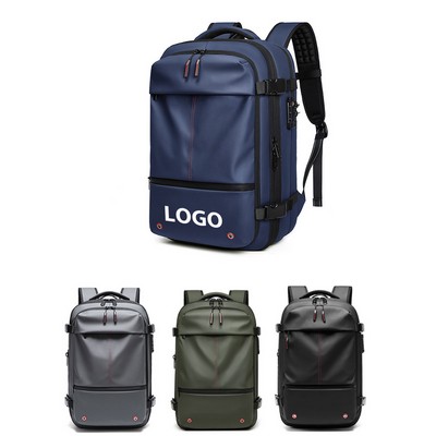 Large-capacity vacuum travel backpack