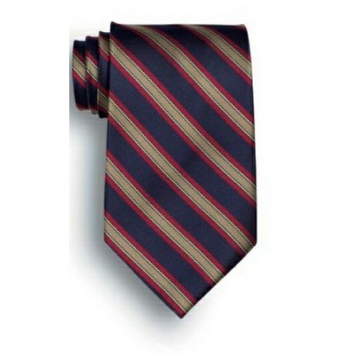 Ghurka Signature Stripes Polyester Tie