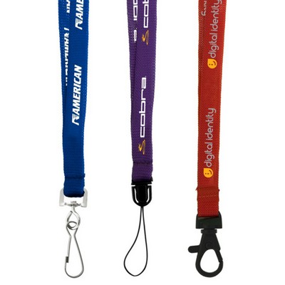 3/8" Euro Soft Lanyard (Factory Direct - 10-12 Weeks Ocean)