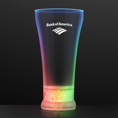 12 Oz. Multi Color Pilsner Glass - Domestic Print