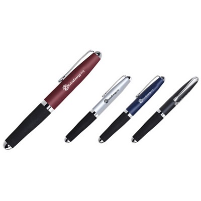 Ebisu Mini Ballpoint Cap Off Pen w/ Black Foam Grip