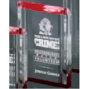 Red Acrylic Channel Award