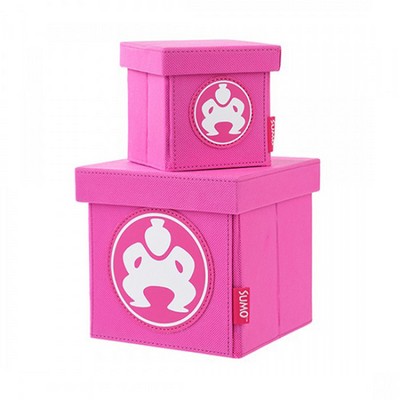 Folding Desktop Cube - 6" Pink