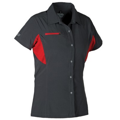 Women's Racer Full-Button Shirt