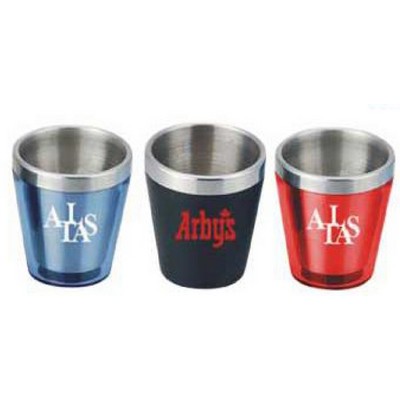 2 Oz. Shot Cup w/ Stainless Steel Interior