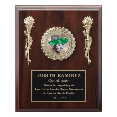 Plaque w/Black Plate Takes Insert (8"x 10")