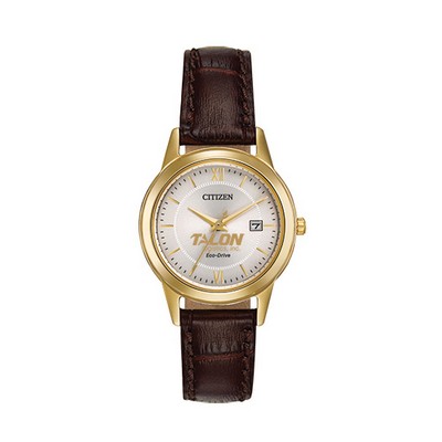 Women's Citizen® Eco-Drive® Watch (Brown Strap)