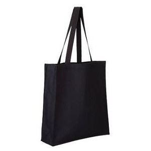 Q-Tees Canvas Gusset Shopper Tote