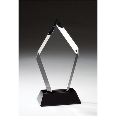 Crystal Arrow Head Award on Black Base