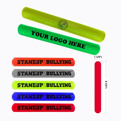 Reflective PVC Slap Bracelet