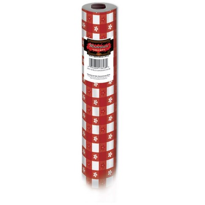 Masterpiece Red Gingham Printed Table Roll