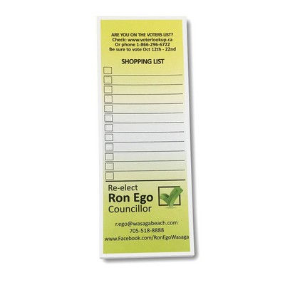 3"x8" Non Adhesive Note Pad