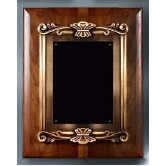 12X15 solid walnut with dimensional scroll frame