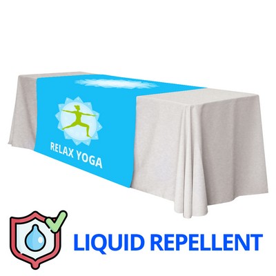 60" x 63" Liquid Repellent Standard Table Runner - Made in the USA