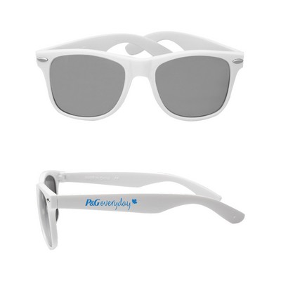 Silver Mirror Malibu Sunglasses