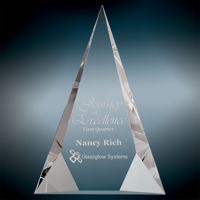 Large Crystal Facet Triangle Award