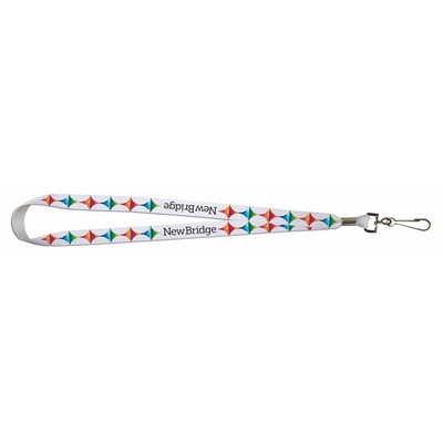 USA Made-Dye Sublimated Lanyard w/J-Hook (3/4" wide)