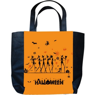 100 GSM Large Heavy Duty Full Color Gusset Tote Bag (16.5" x 15" x 5")