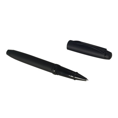 Black Solid Metal Chunky Roller Pen