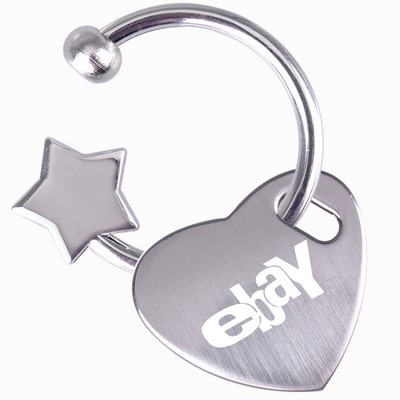 Heart Metal Key Chain (Shorter Prod Time)