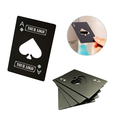 Ace Spades Poker Bottle Opener