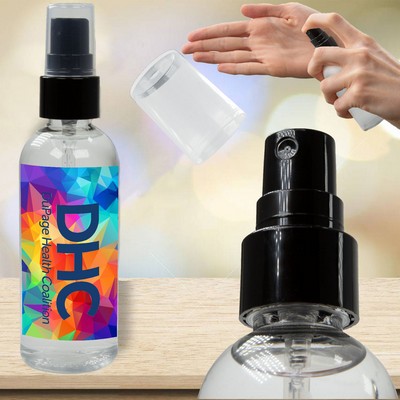 3.4 oz Hand Sanitizer Spray w/ Custom Imprint FDA