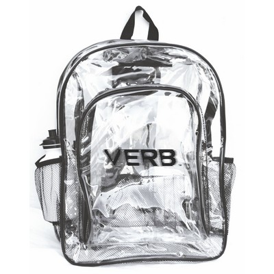 Mannitok® Large Clear See-Through Backpack