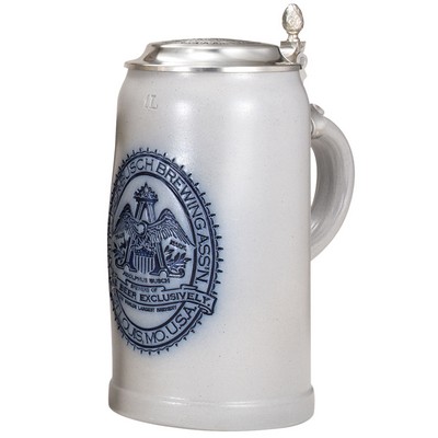 1.0L Salt Glaze Stein with Lid