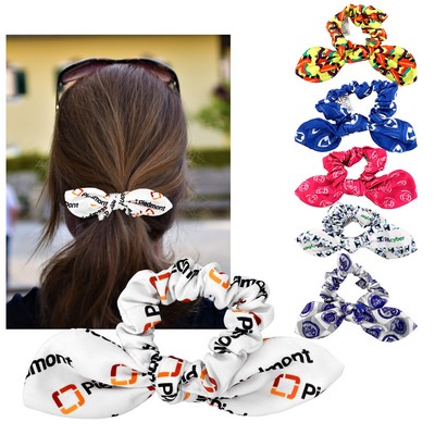 Full Color Bow Scrunchie