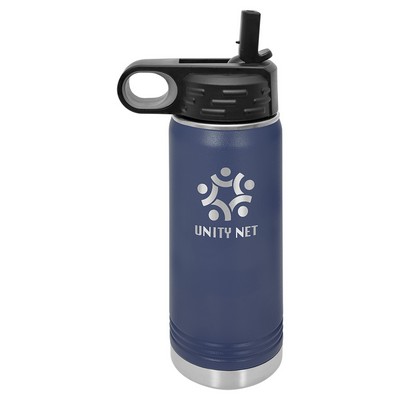 20 Oz. Navy Blue Polar Camel Water Bottle