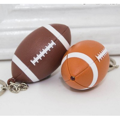 Football LED Sound Keychain