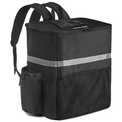 Thermal Food Delivery Backpack With Cup Holders