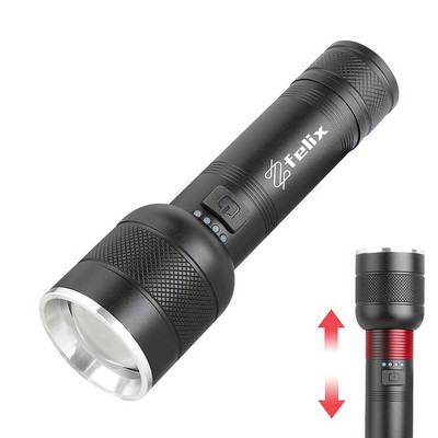 Emergency Rechargeable Zoom Flashlight