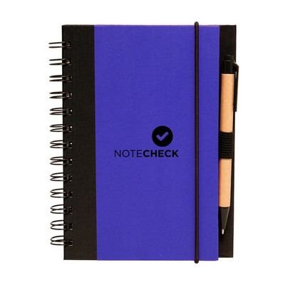 Duotone Spiral Notebook (1 Color Imprint)