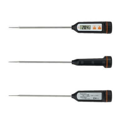 Waterproof water food thermometer