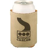 Light Brown Leatherette Beverage Holder